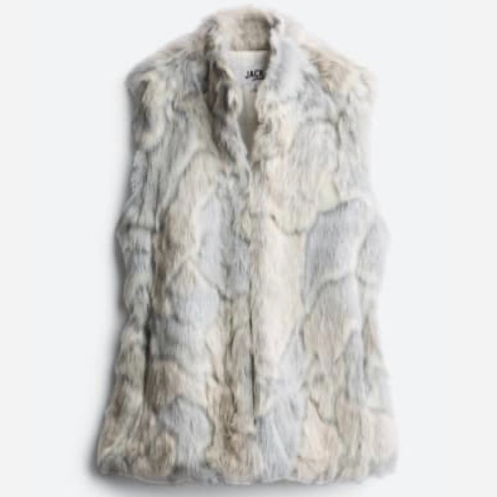Jack by BB Dakota Madden Faux Fur Vest Size Small